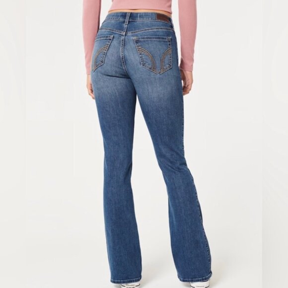 HOLLISTER Women's Low-Rise Boot Classic Stretch Jeans | Size 15 Reg. - Picture 2 of 10